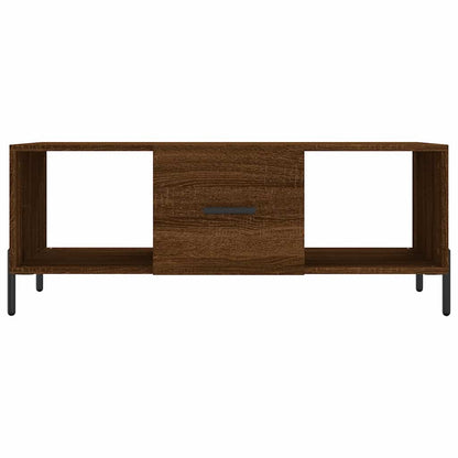 vidaXL Couchtisch Braun Eichen-Optik 102x50x40 cm Holzwerkstoff