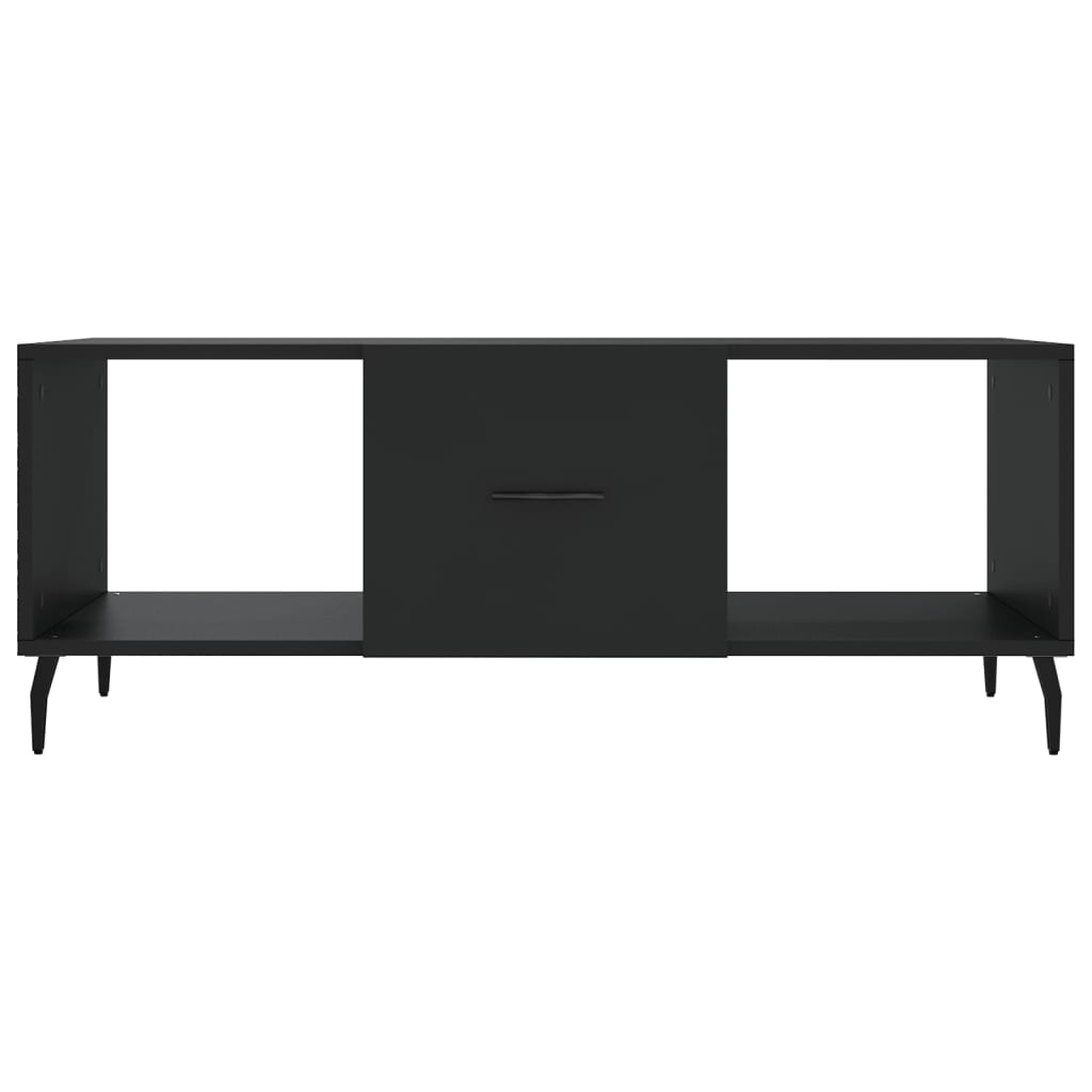 vidaXL Couchtisch Schwarz 102x50x40 cm Holzwerkstoff