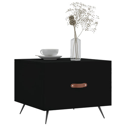 vidaXL Couchtische 2 Stk. Schwarz 50x50x40 cm Holzwerkstoff