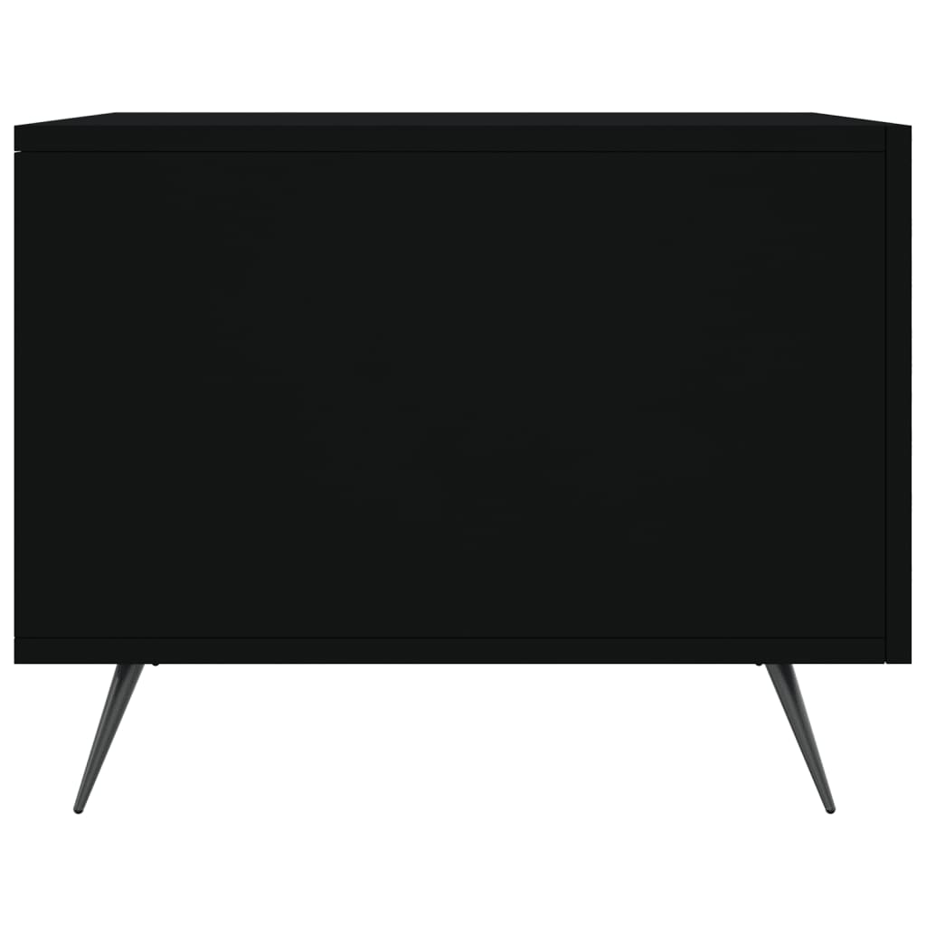 vidaXL Couchtische 2 Stk. Schwarz 50x50x40 cm Holzwerkstoff