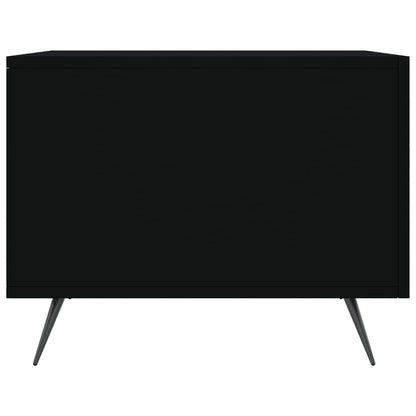 vidaXL Couchtische 2 Stk. Schwarz 50x50x40 cm Holzwerkstoff