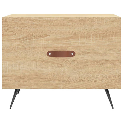 vidaXL Couchtische 2 Stk. Sonoma-Eiche 50x50x40 cm Holzwerkstoff