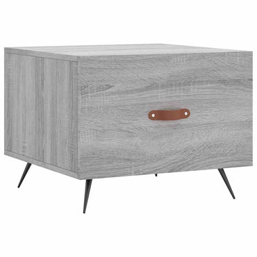 vidaXL Table basse gris Sonoma 50x50x40 cm aggloméré