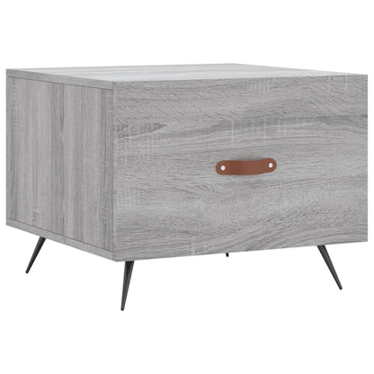 vidaXL Tables basses 2 pcs Gris Sonoma 50x50x40 cm Bois d'ingénierie
