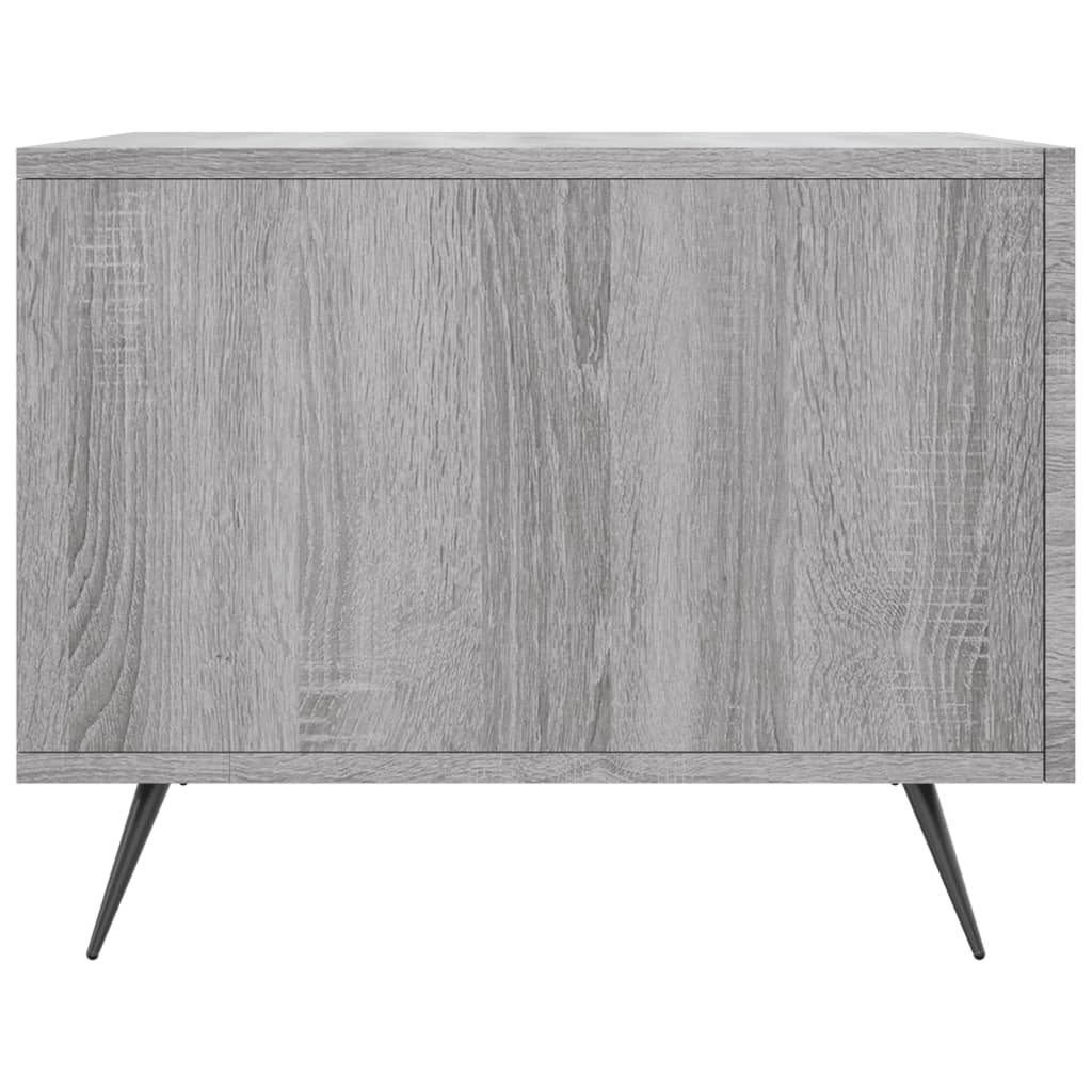 vidaXL Tables basses 2 pcs Gris Sonoma 50x50x40 cm Bois d'ingénierie