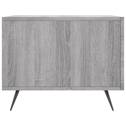 vidaXL Tables basses 2 pcs Gris Sonoma 50x50x40 cm Bois d'ingénierie