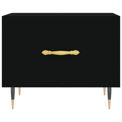 vidaXL Couchtische 2 Stk. Schwarz 50x50x40 cm Holzwerkstoff