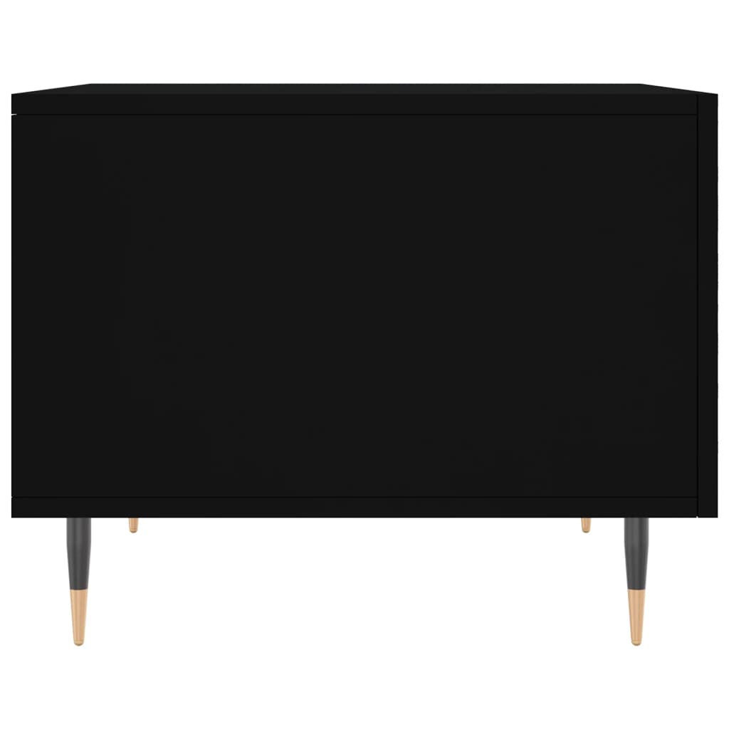 vidaXL Couchtische 2 Stk. Schwarz 50x50x40 cm Holzwerkstoff