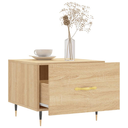 vidaXL Couchtisch Sonoma-Eiche 50x50x40 cm Holzwerkstoff