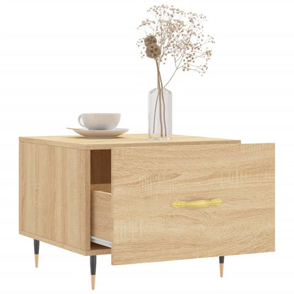 vidaXL Couchtische 2 Stk. Sonoma-Eiche 50x50x40 cm Holzwerkstoff