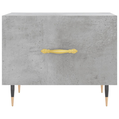vidaXL Couchtisch Betongrau 50x50x40 cm Holzwerkstoff