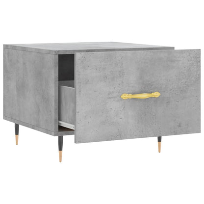 vidaXL Couchtisch Betongrau 50x50x40 cm Holzwerkstoff