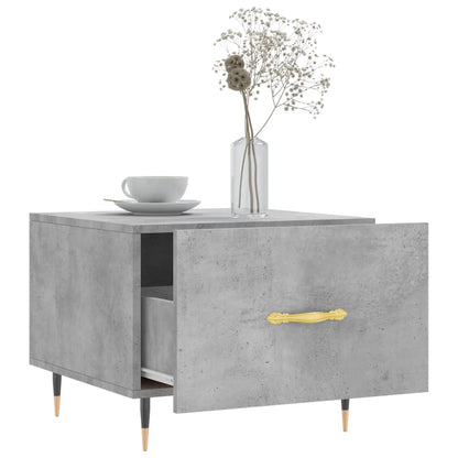 vidaXL Couchtische 2 Stk. Betongrau 50x50x40 cm Holzwerkstoff