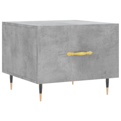 vidaXL Couchtische 2 Stk. Betongrau 50x50x40 cm Holzwerkstoff