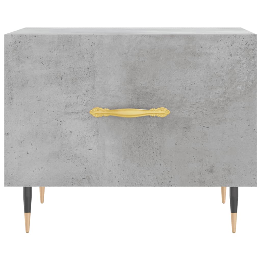 vidaXL Couchtische 2 Stk. Betongrau 50x50x40 cm Holzwerkstoff