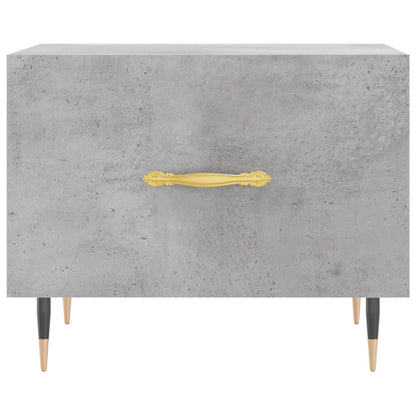 vidaXL Couchtische 2 Stk. Betongrau 50x50x40 cm Holzwerkstoff