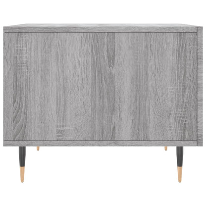 vidaXL Tables basses 2 pcs Gris Sonoma 50x50x40 cm Bois d'ingénierie