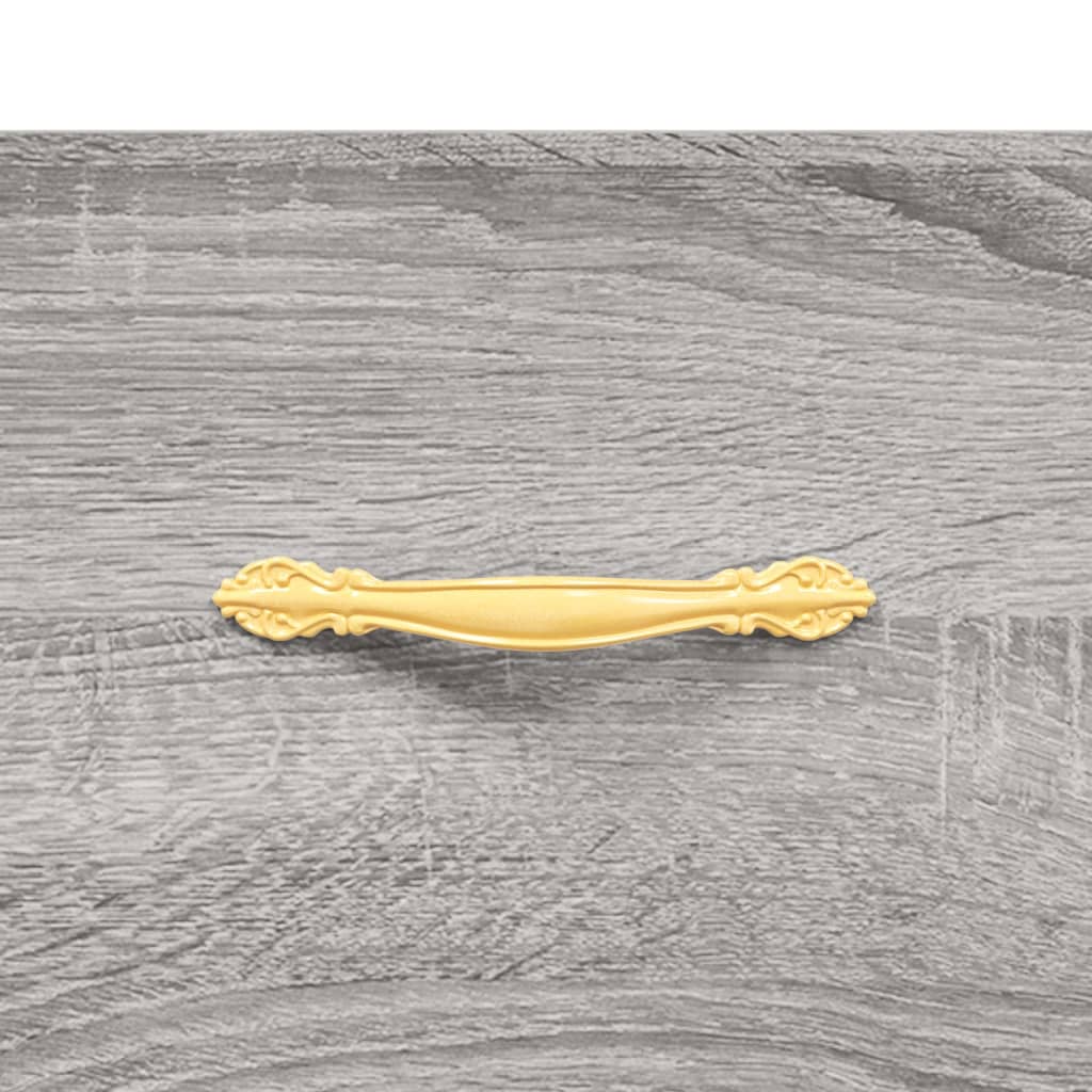 vidaXL Tables basses 2 pcs Gris Sonoma 50x50x40 cm Bois d'ingénierie