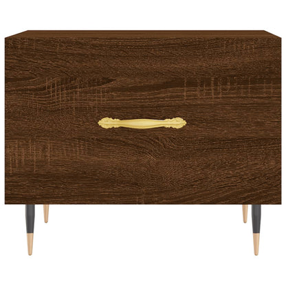 vidaXL Couchtische 2 Stk. Braun Eichen-Optik 50x50x40 cm Holzwerkstoff