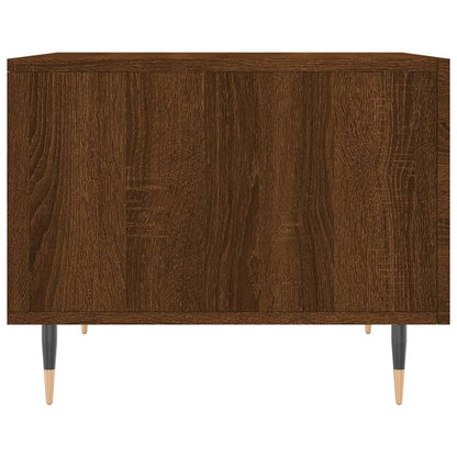 vidaXL Couchtische 2 Stk. Braun Eichen-Optik 50x50x40 cm Holzwerkstoff