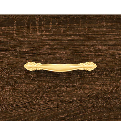vidaXL Couchtische 2 Stk. Braun Eichen-Optik 50x50x40 cm Holzwerkstoff