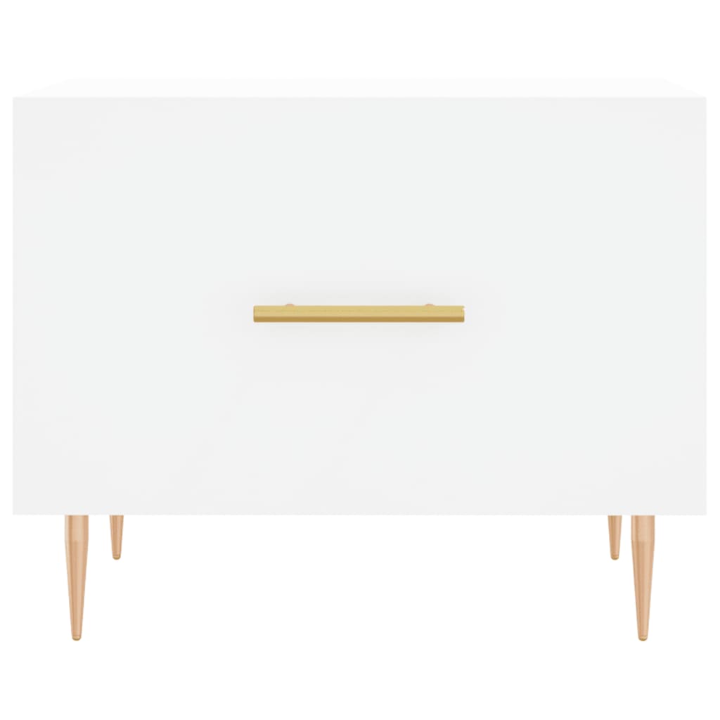 vidaXL Couchtisch Weiß 50x50x40 cm Holzwerkstoff