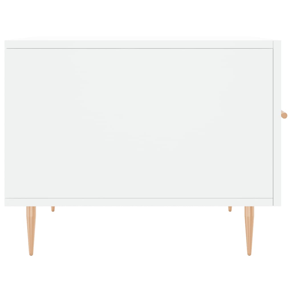vidaXL Couchtische 2 Stk. Weiß 50x50x40 cm Holzwerkstoff