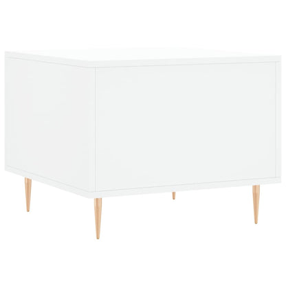 vidaXL Couchtische 2 Stk. Weiß 50x50x40 cm Holzwerkstoff