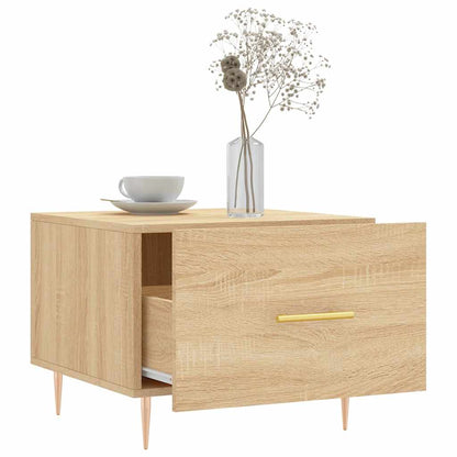 vidaXL Couchtische 2 Stk. Sonoma-Eiche 50x50x40 cm Holzwerkstoff