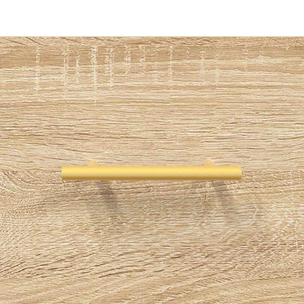 vidaXL Couchtische 2 Stk. Sonoma-Eiche 50x50x40 cm Holzwerkstoff