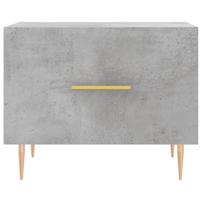 Couchtisch Betongrau 50x50x40 cm Holzwerkstoff