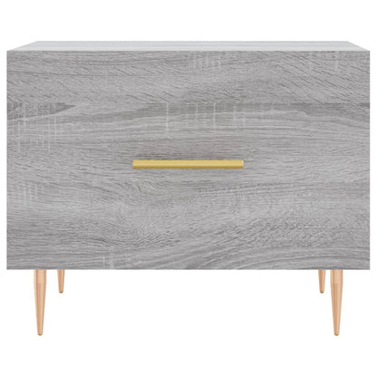 vidaXL Couchtisch Grau Sonoma 50x50x40 cm Holzwerkstoff