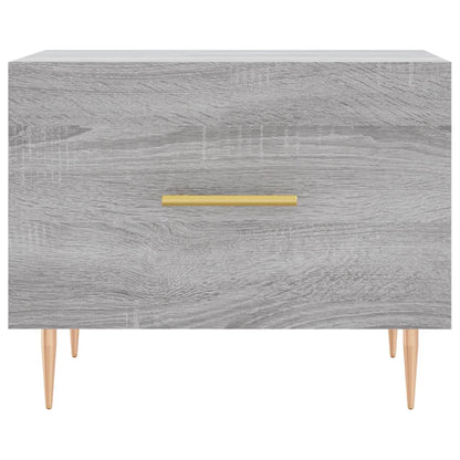 vidaXL Couchtische 2 Stk. Grau Sonoma 50x50x40 cm Holzwerkstoff