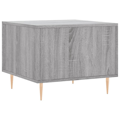 vidaXL Couchtische 2 Stk. Grau Sonoma 50x50x40 cm Holzwerkstoff