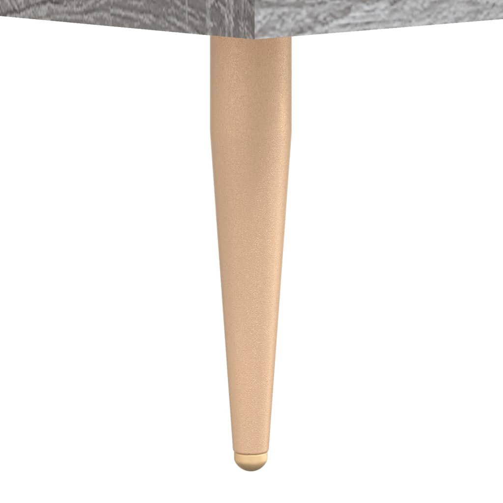 vidaXL Couchtische 2 Stk. Grau Sonoma 50x50x40 cm Holzwerkstoff