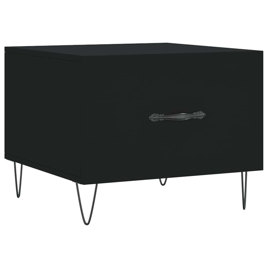vidaXL Couchtisch Schwarz 50x50x40 cm Holzwerkstoff