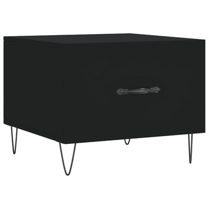 vidaXL Couchtisch Schwarz 50x50x40 cm Holzwerkstoff