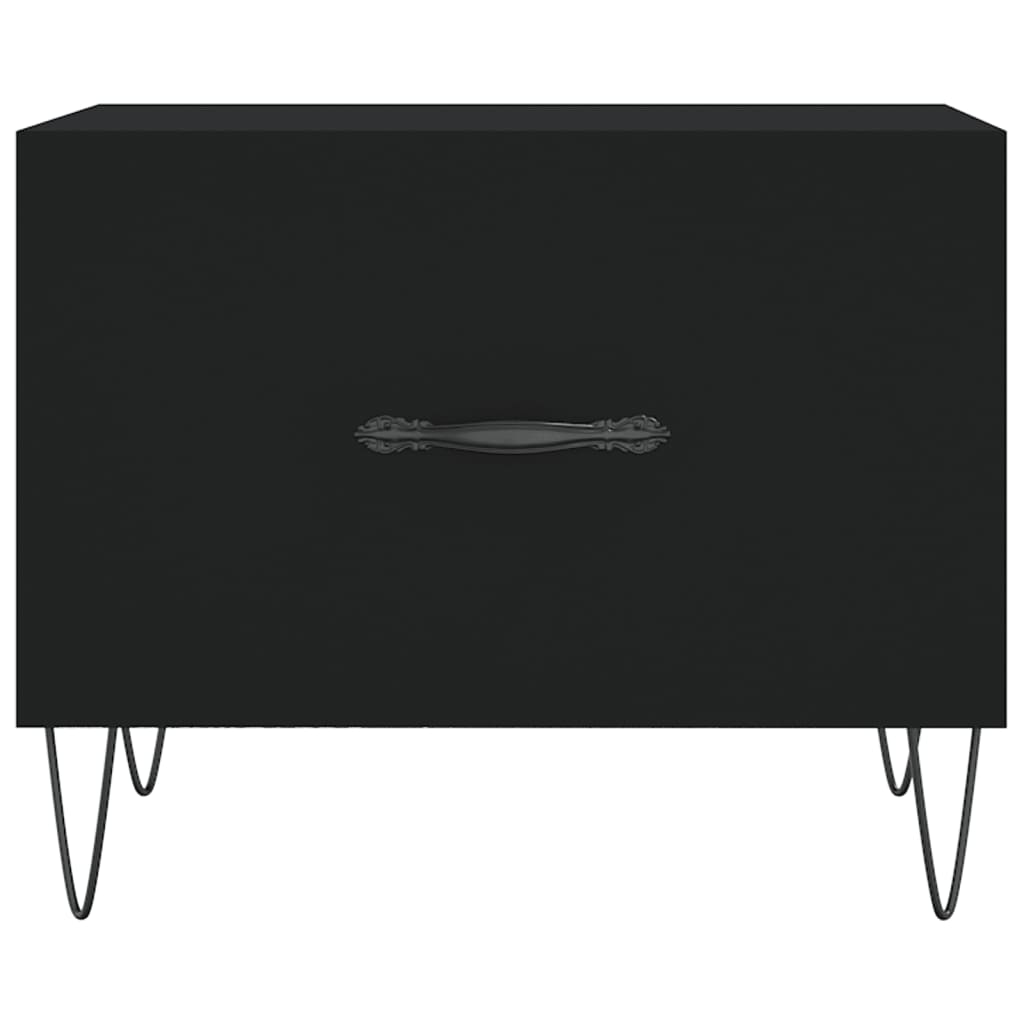 vidaXL Couchtisch Schwarz 50x50x40 cm Holzwerkstoff