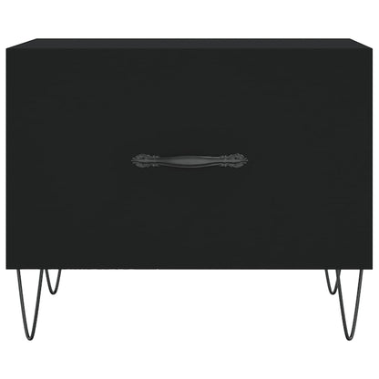 vidaXL Couchtisch Schwarz 50x50x40 cm Holzwerkstoff
