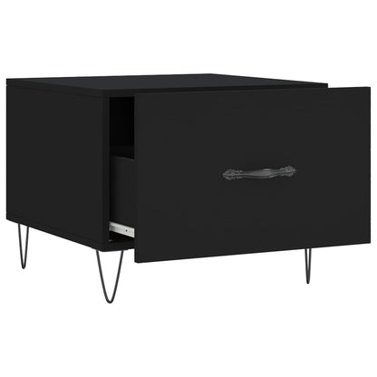 vidaXL Couchtisch Schwarz 50x50x40 cm Holzwerkstoff