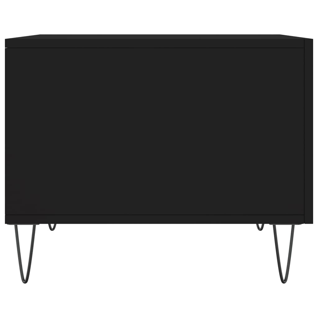 vidaXL Couchtisch Schwarz 50x50x40 cm Holzwerkstoff