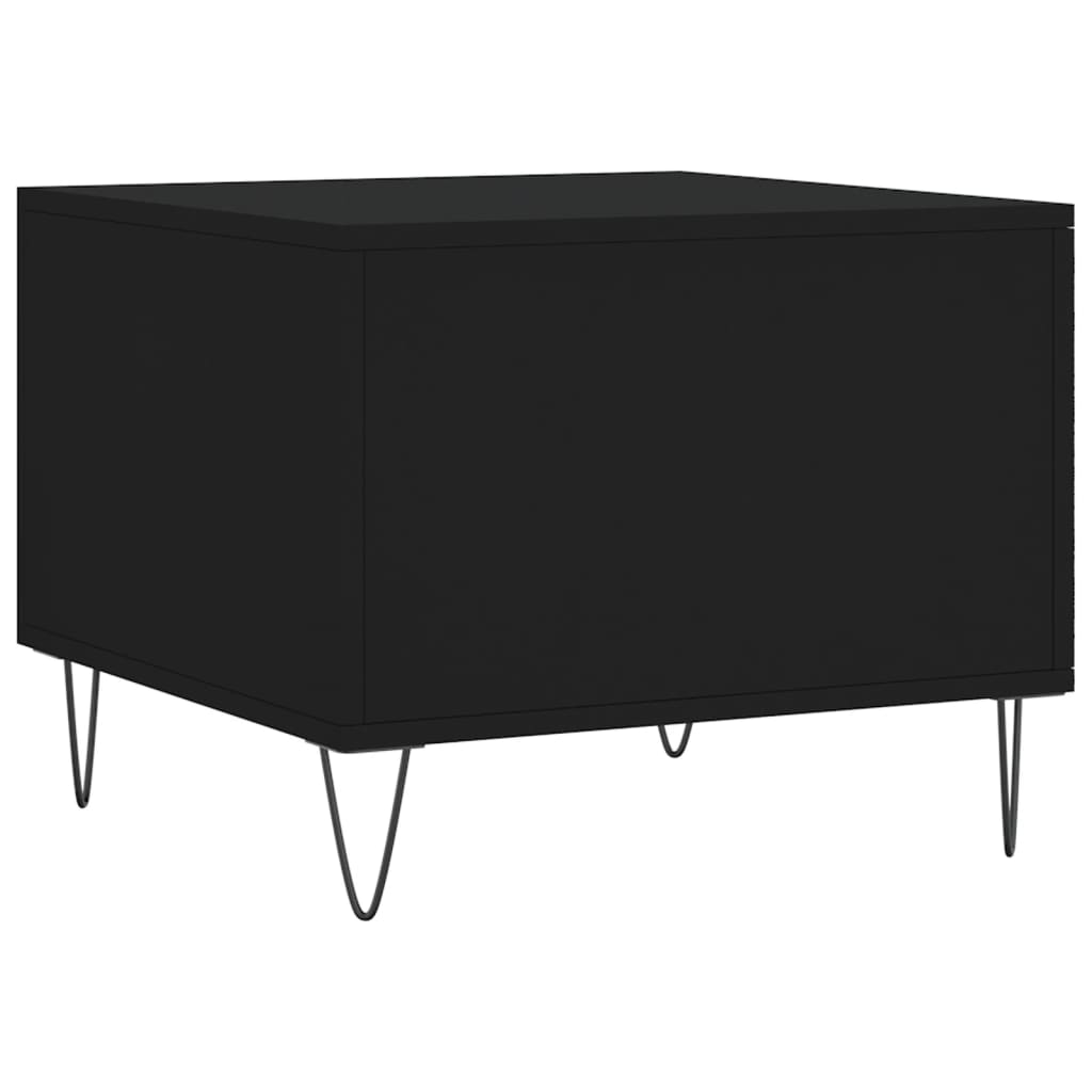 vidaXL Couchtisch Schwarz 50x50x40 cm Holzwerkstoff