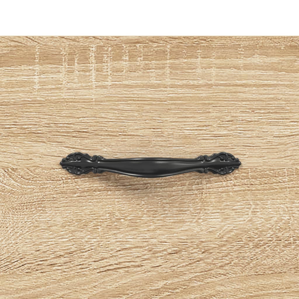 vidaXL Tables basses 2 pcs Chêne sonoma 50x50x40 cm Bois d'ingénierie
