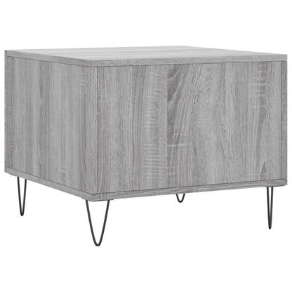 vidaXL Couchtisch Grau Sonoma 50x50x40 cm Holzwerkstoff