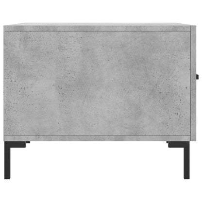 vidaXL Tables basses 2 pcs Gris béton 50x50x40 cm Bois d'ingénierie
