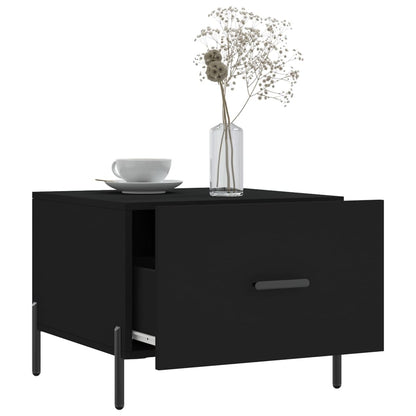 vidaXL Couchtisch Schwarz 50x50x40 cm Holzwerkstoff