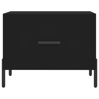 vidaXL Couchtische 2 Stk. Schwarz 50x50x40 cm Holzwerkstoff