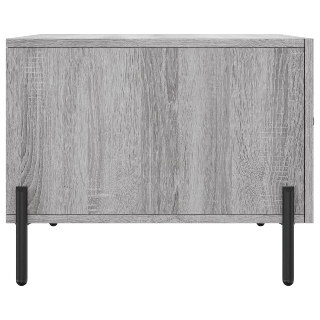 vidaXL Tables basses 2 pcs Gris Sonoma 50x50x40 cm Bois d'ingénierie