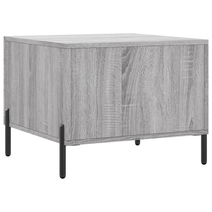 vidaXL Tables basses 2 pcs Gris Sonoma 50x50x40 cm Bois d'ingénierie