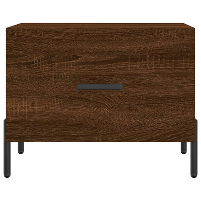 vidaXL Couchtisch Braun Eichen-Optik 50x50x40 cm Holzwerkstoff